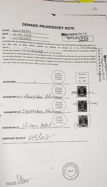 Exhibit reproduced from the original judgment