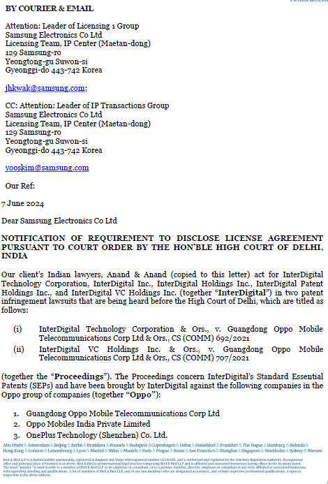 Exhibit reproduced from the original judgment