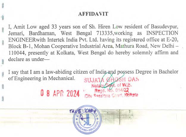 Exhibit reproduced from the original judgment