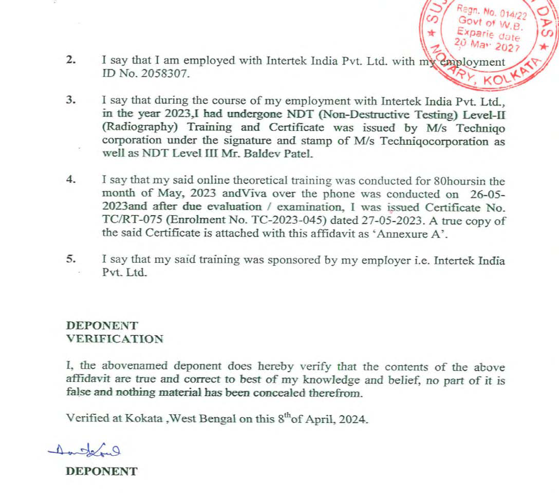 Exhibit reproduced from the original judgment