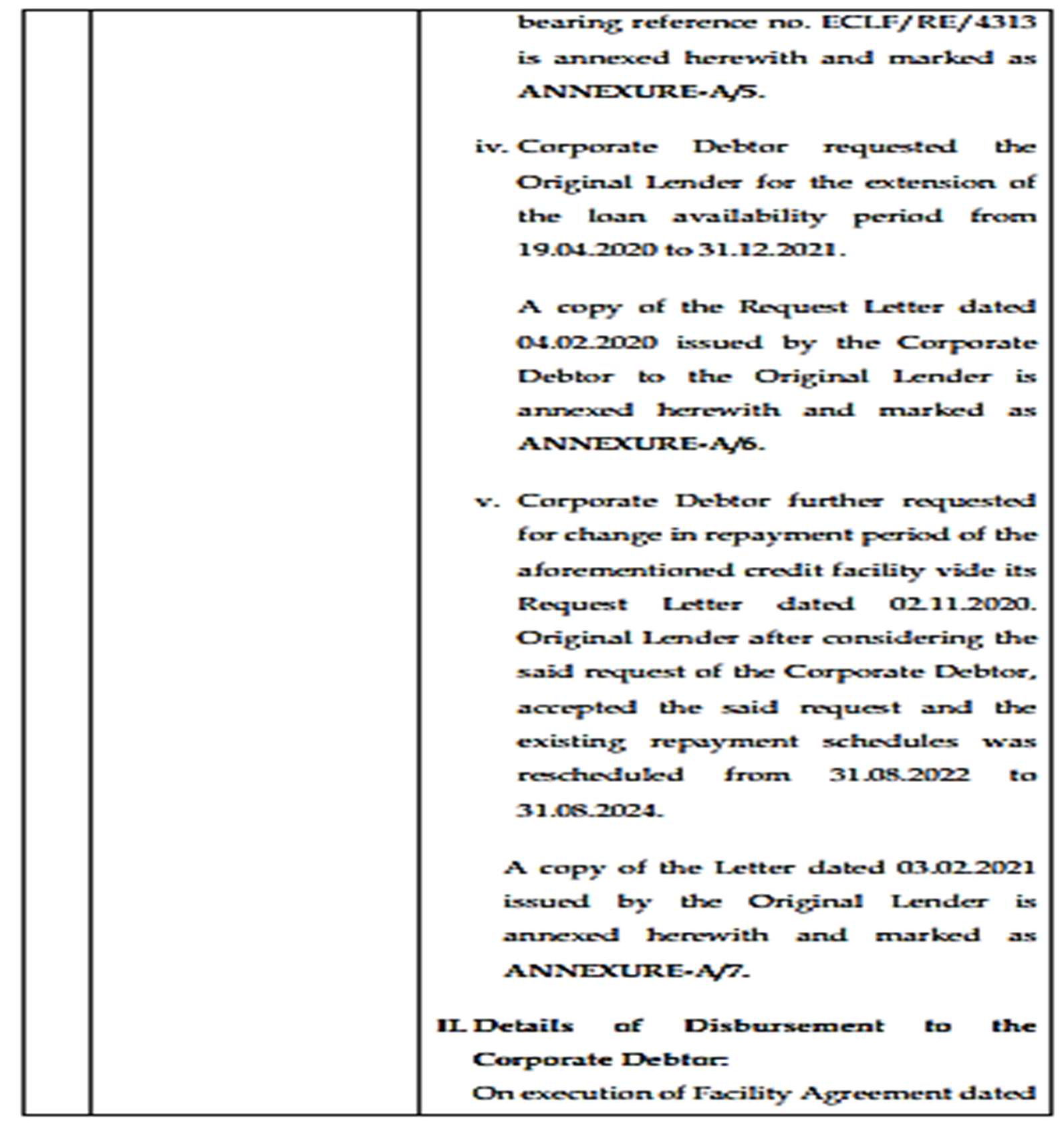 Exhibit reproduced from the original judgment