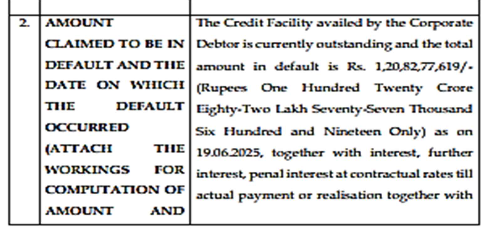 Exhibit reproduced from the original judgment