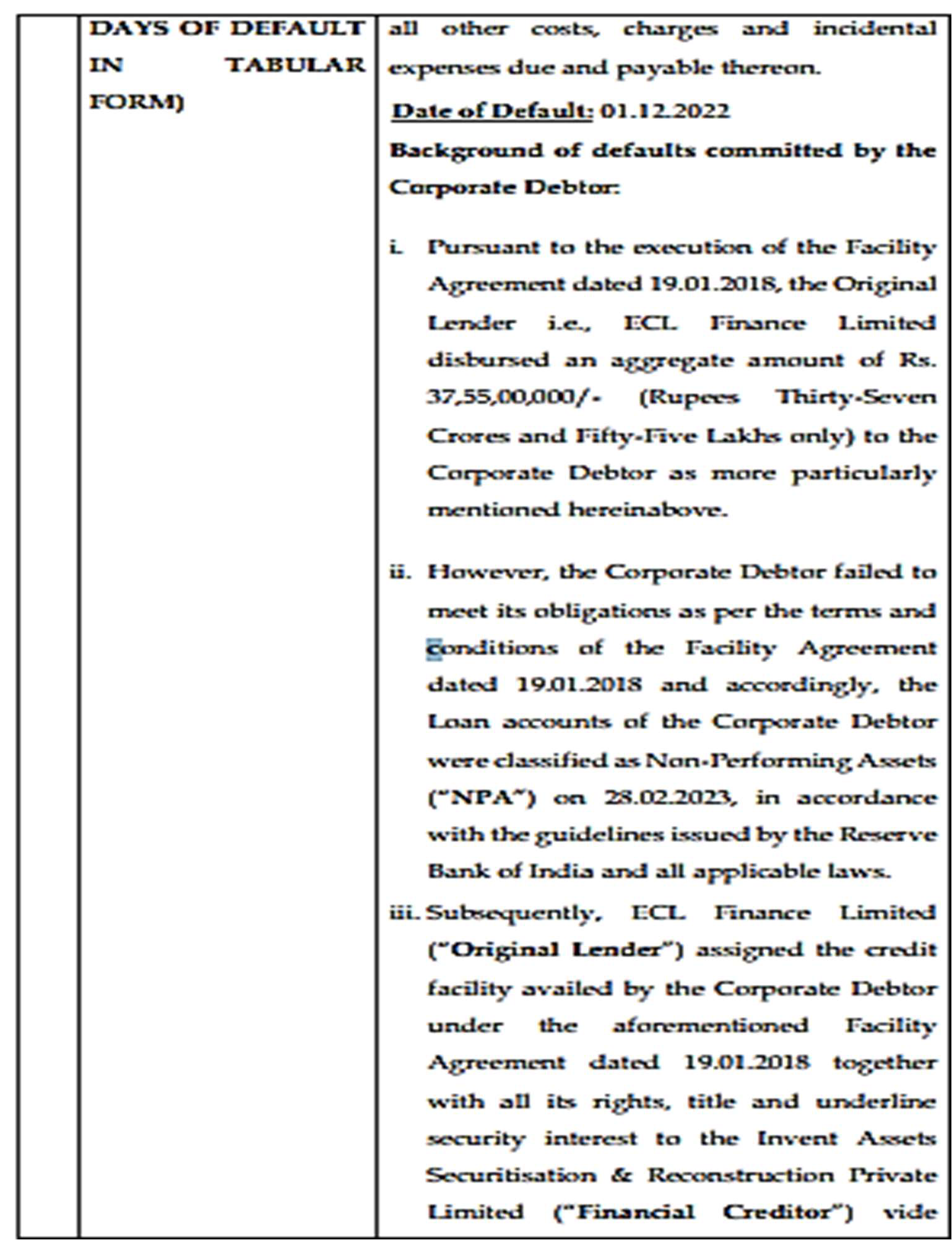 Exhibit reproduced from the original judgment