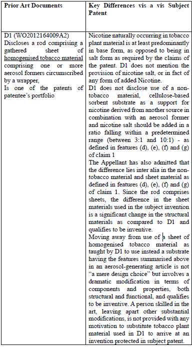Exhibit reproduced from the original judgment