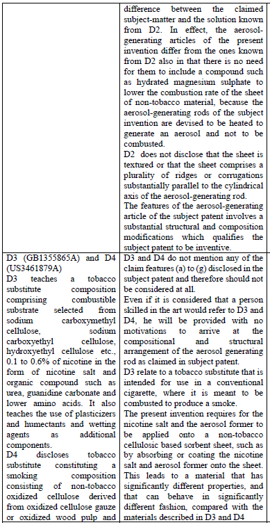 Exhibit reproduced from the original judgment