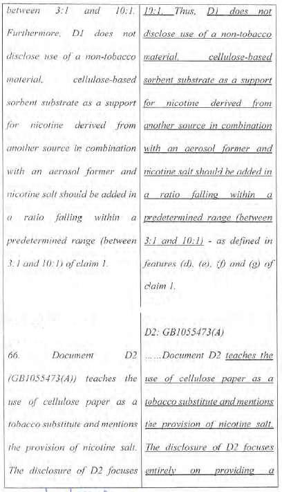 Exhibit reproduced from the original judgment