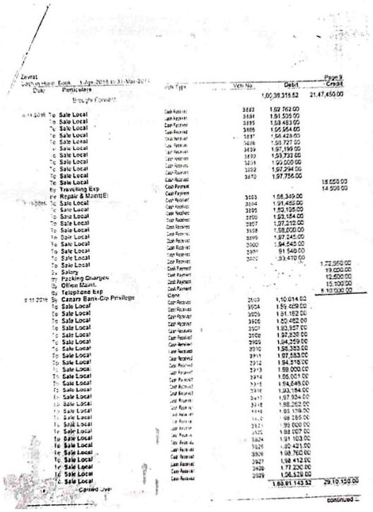 Exhibit reproduced from the original judgment