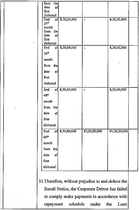 Exhibit reproduced from the original judgment