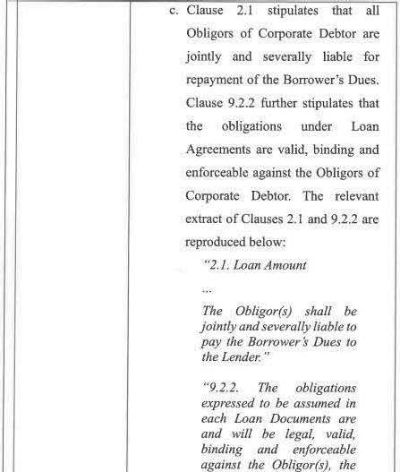 Exhibit reproduced from the original judgment