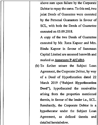 Exhibit reproduced from the original judgment
