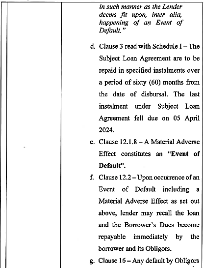 Exhibit reproduced from the original judgment