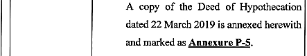 Exhibit reproduced from the original judgment