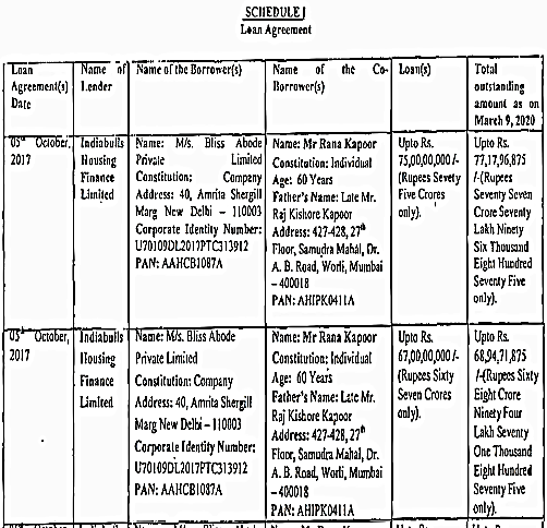 Exhibit reproduced from the original judgment