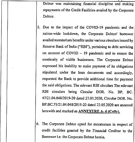 Exhibit reproduced from the original judgment