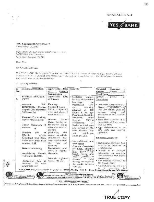 Exhibit reproduced from the original judgment