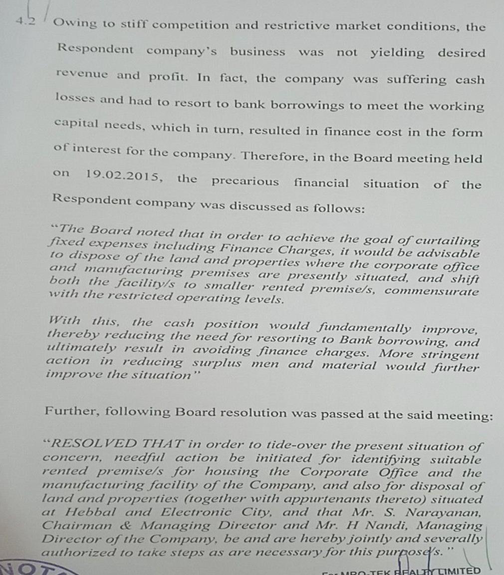 Exhibit reproduced from the original judgment