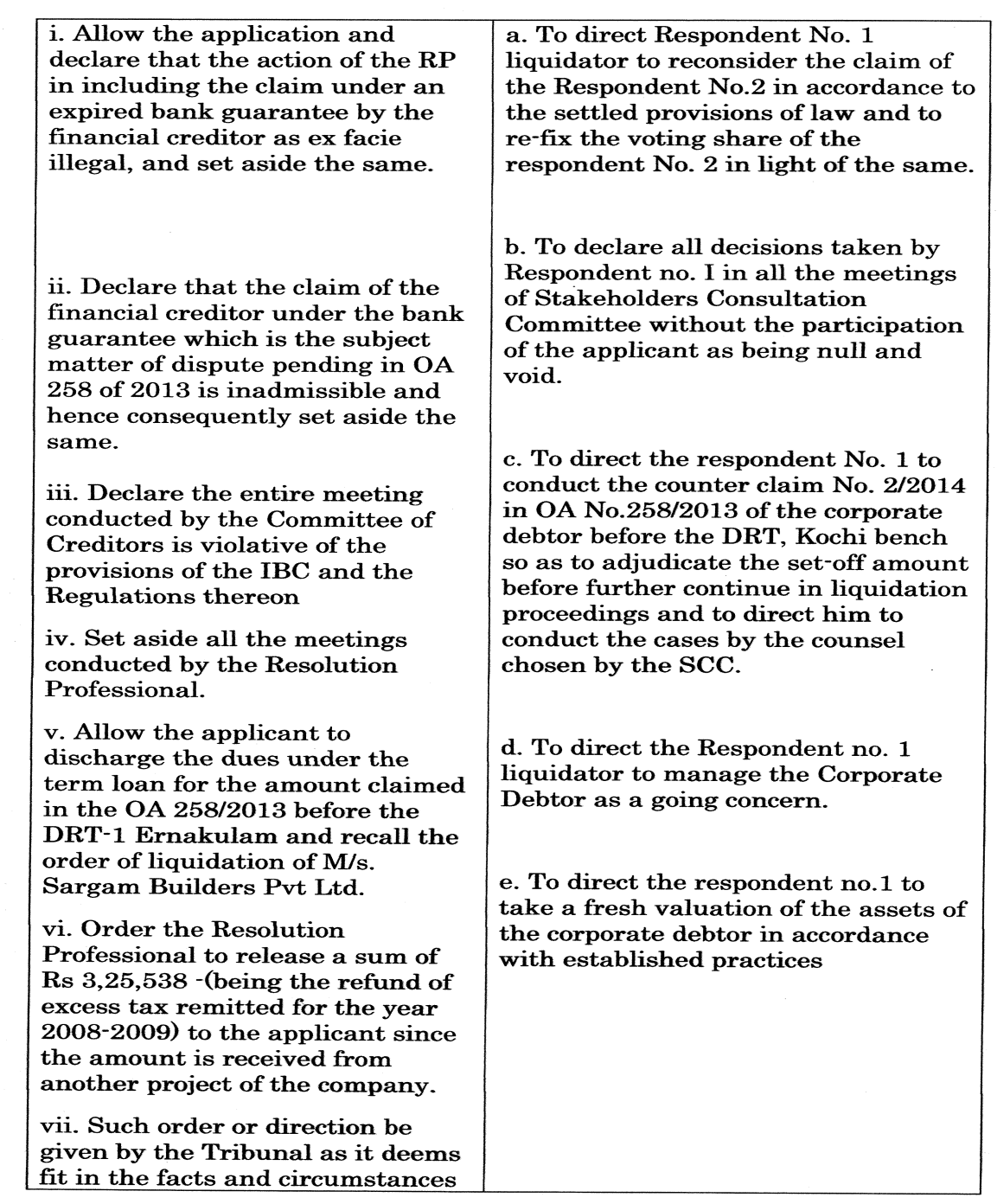 Exhibit reproduced from the original judgment