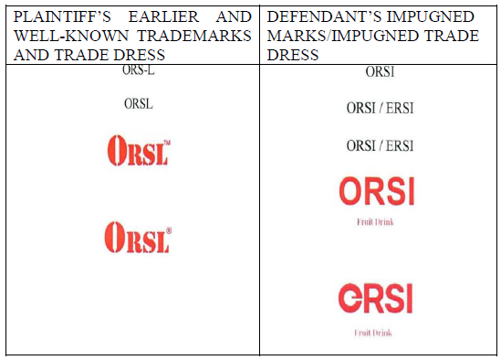 Exhibit reproduced from the original judgment
