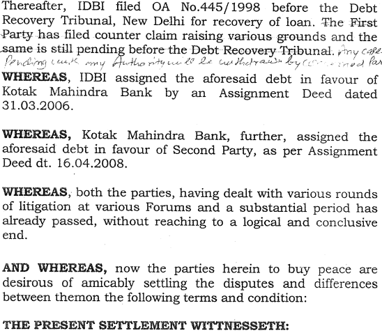Exhibit reproduced from the original judgment