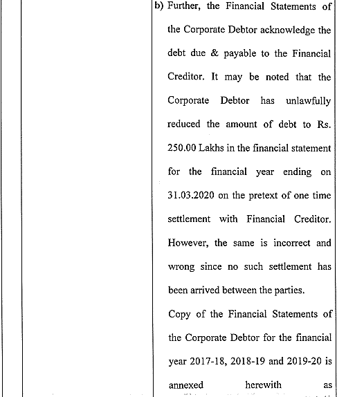 Exhibit reproduced from the original judgment