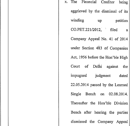 Exhibit reproduced from the original judgment