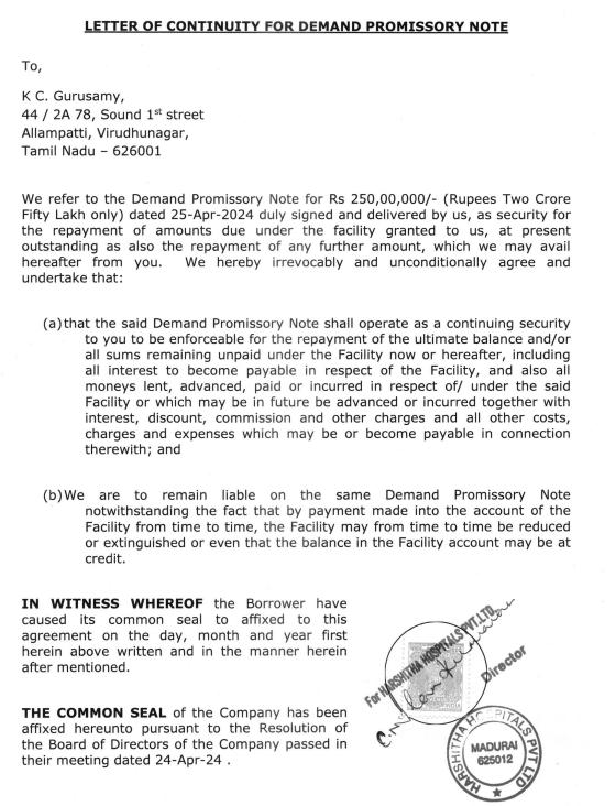Exhibit reproduced from the original judgment
