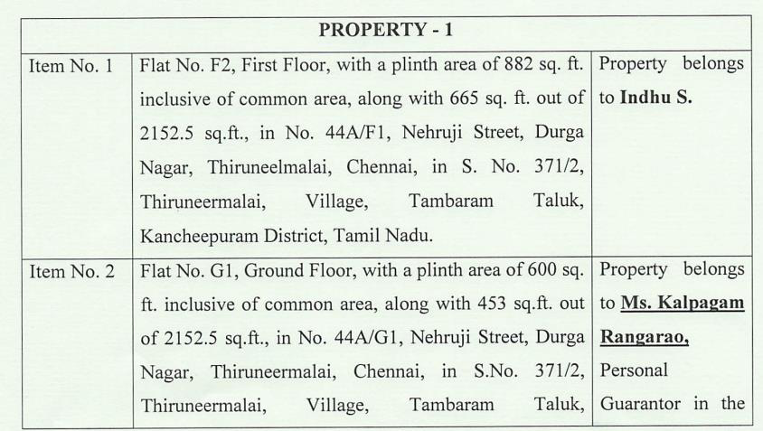 Exhibit reproduced from the original judgment