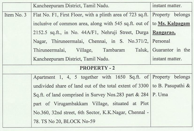 Exhibit reproduced from the original judgment