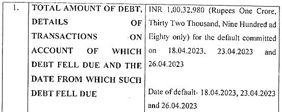 Exhibit reproduced from the original judgment
