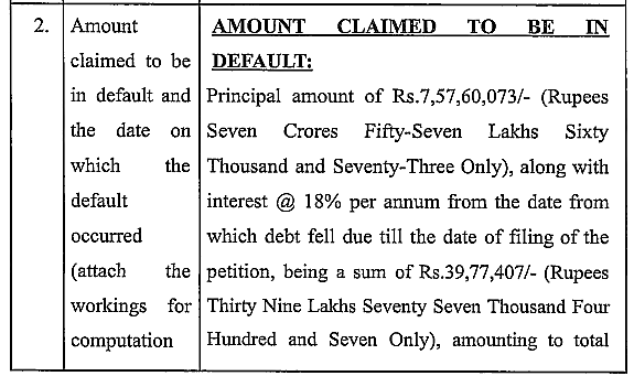 Exhibit reproduced from the original judgment