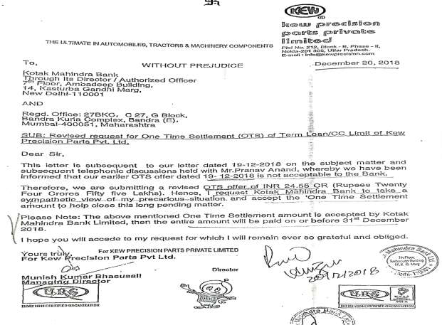 Exhibit reproduced from the original judgment