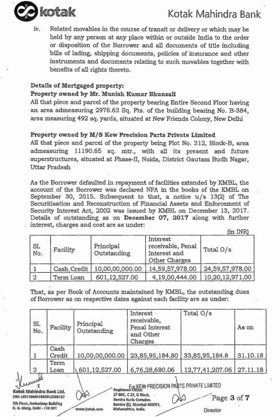 Exhibit reproduced from the original judgment