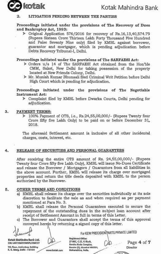 Exhibit reproduced from the original judgment