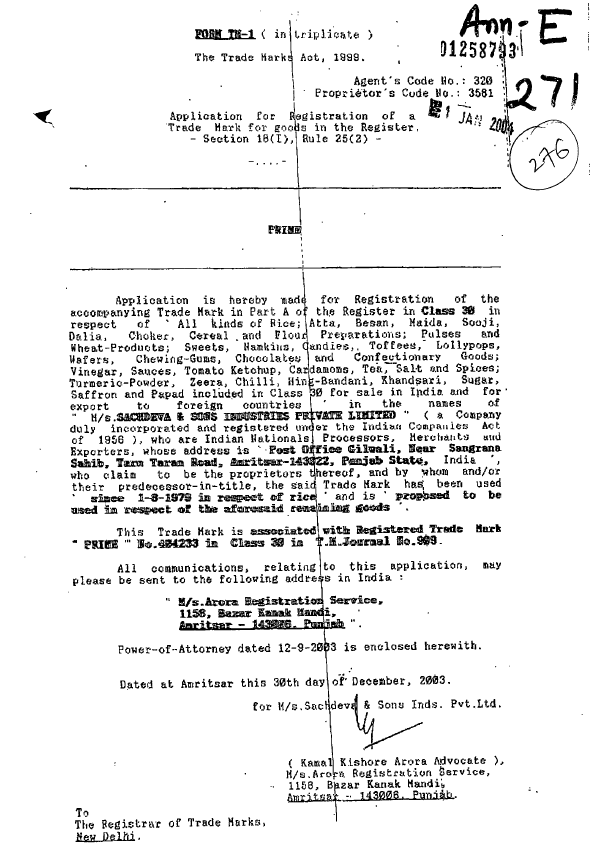 Exhibit reproduced from the original judgment