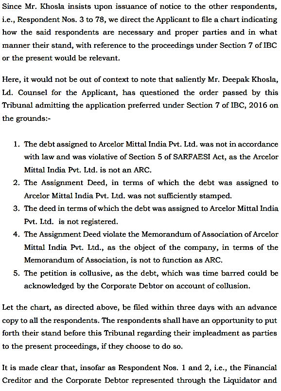 Exhibit reproduced from the original judgment