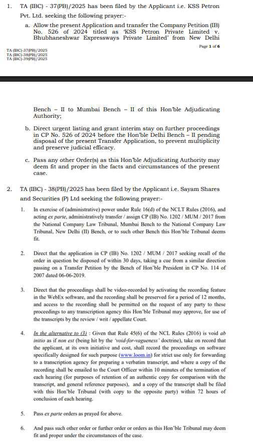 Exhibit reproduced from the original judgment