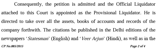Exhibit reproduced from the original judgment
