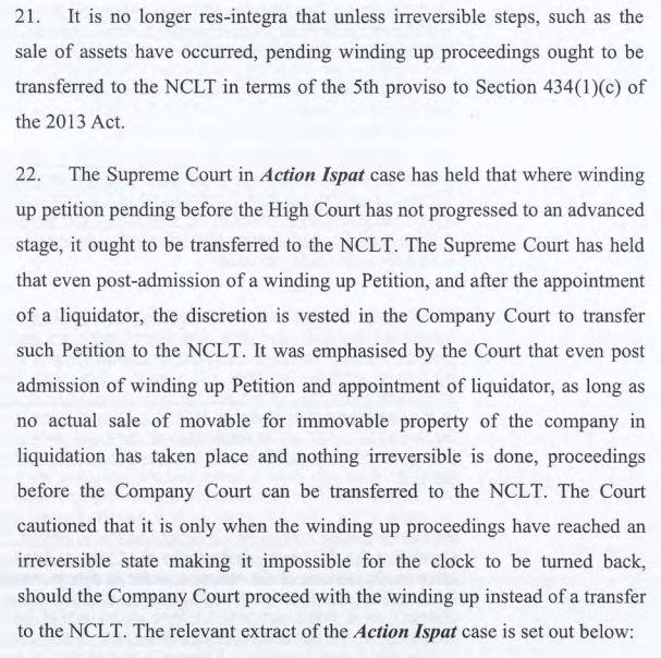 Exhibit reproduced from the original judgment