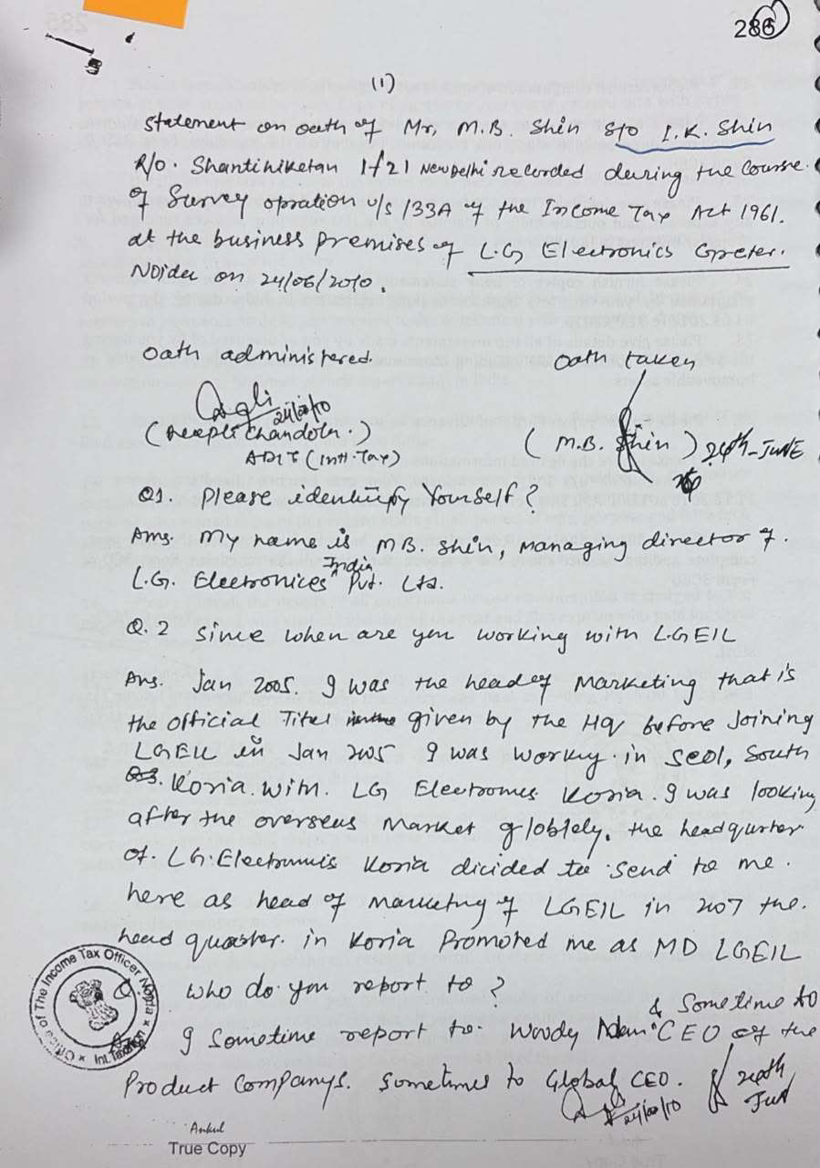 Exhibit reproduced from the original judgment