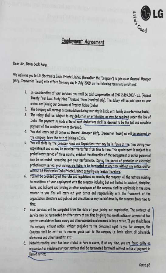 Exhibit reproduced from the original judgment