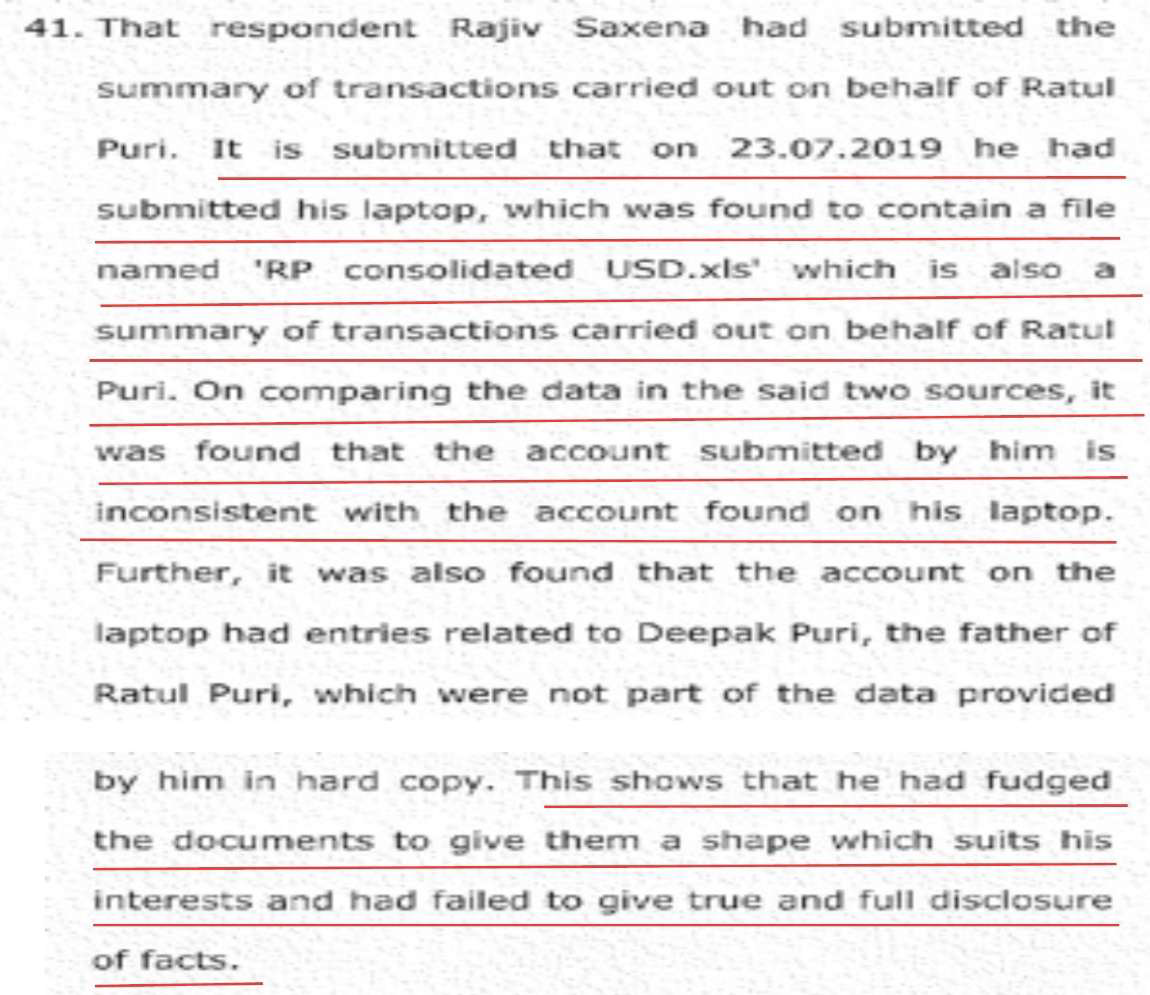Exhibit reproduced from the original judgment