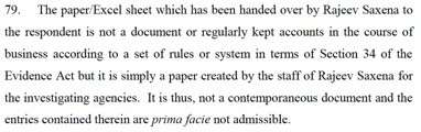 Exhibit reproduced from the original judgment