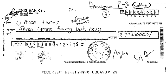 Exhibit reproduced from the original judgment