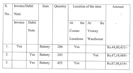 Exhibit reproduced from the original judgment