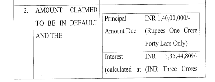Exhibit reproduced from the original judgment