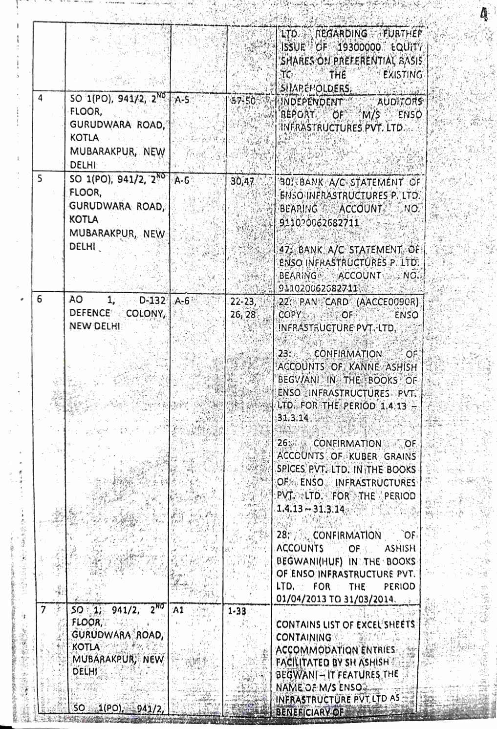 Exhibit reproduced from the original judgment