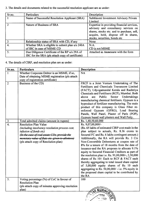 Exhibit reproduced from the original judgment