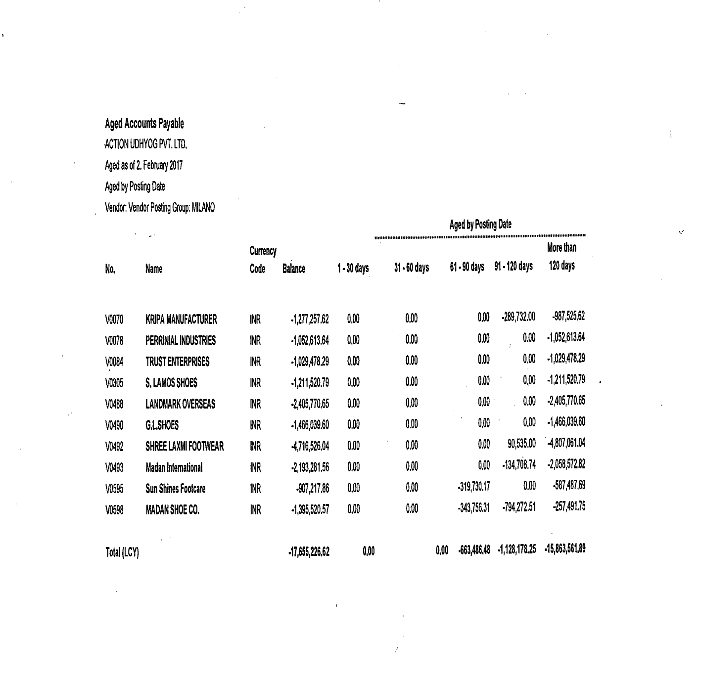 Exhibit reproduced from the original judgment