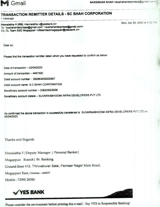 Exhibit reproduced from the original judgment