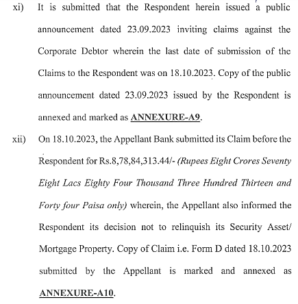 Exhibit reproduced from the original judgment